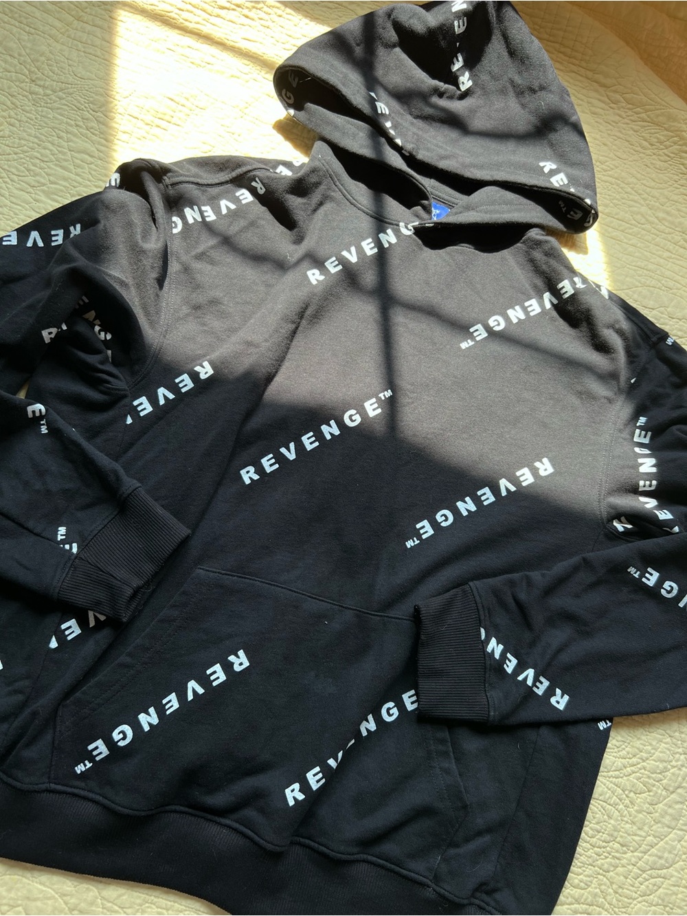 Revenge Brand Logo Hoodie